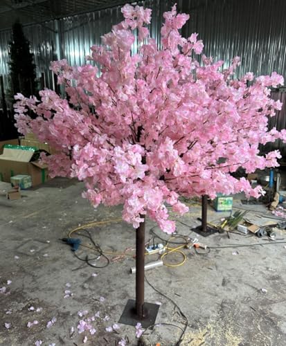 Product: Cherry Blossom Artificial Tree, Fake Pink Cherry Blossom Tree for Indoor/Outdoor, Christmas, Garden, Home, Office, Gorgeous Lifelike, Round(2 * 1.8m)