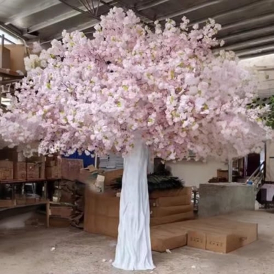 Product: Artificial Cherry Blossom Tree Realistic Pink Sakura Tree UV Resistant Faux Plant for Home Office Indoor Outdoor Decor 2M