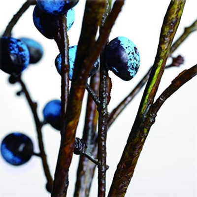 Product: Liudan Artificial Flowers 29 Inches Long Fake Fruit Begonia Flowers for Wedding Home Party Hotel Restaurant Patio or Backyard, Fashionable Beautiful (Blue) Fake Flowers (Colour: Blue)