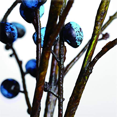 Product: Liudan Artificial Flowers 29 Inches Long Fake Fruit Begonia Flowers for Wedding Home Party Hotel Restaurant Patio or Backyard, Fashionable Beautiful (Blue) Fake Flowers (Colour: Blue)