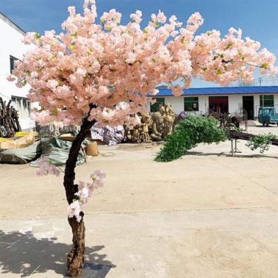 Product: Artificial Trees Outdoor Plants Artificial Cherry Blossom Tree ， Lifelike Leaves Replica | Real Wood Stems Gorgeous Fake Plants | Perfect for Home Decor | Artificial Trees(2.5 * 2.5m/98 * 98in)