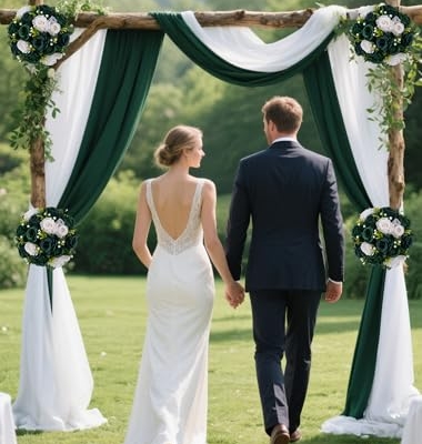 Product: BLOSMON Green Flowers Rose Centerpieces: 6 Pcs Artificial Flower Balls for Wedding Dinning Table - Fake Silk Kissing Bouquet Floral Arrangement for Home Party Event Decor