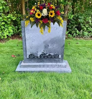 Product: Jucgghk Vivid and Realistic Floral Art 32“Handmade Easter Flower Cemetery Saddle,Spring Cemetery Flowers,Cemetery Decoration for Headstone Flower