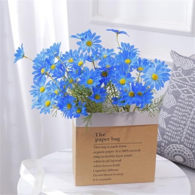 Product: 10 Pcs Artificial Daisy Flowers, Silk Faux Cosmos Chamomile for Home, Garden & Wedding Decoration (50cm)