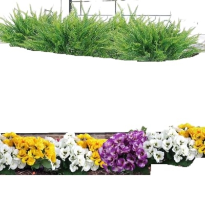 Product: Exotic Dried Flower Bouquet Warm Pansy, 24 Pieces of Artificial Flowers for Planters, Front Doors, Porches, Patios, Yards, Gardens
