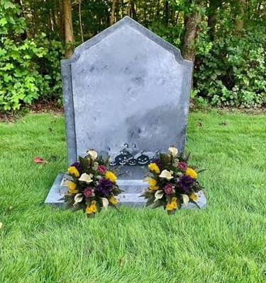 Product: Jucgghk Vivid and Realistic Floral Art Rose Lily Cemetery Flowers,Graveside Artificial Flowers for Cemetery Headstones Decoration