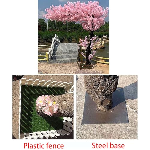 Product: Artificial Cherry Blossom Flowers Simulated Blossom Tree, Height Perfect for Party Restaurant Mall Display, for Indoor Outdoor Party Restaurant Mall Artificial Plant,001,1.5 * 1.0m/4.9x3.2ft