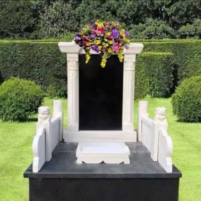 Product: Jucgghk Vivid and Realistic Floral Art 36" Bright Cemetery Saddle Flowers, Beautiful Memorial Day Saddle for Cemetery Headstone