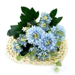 Product: ZHOUYANB Artificial Flower in Pot A Bunch of Gerbera Silk Flowers Decoration Camellia Daisy Wedding Home DIY Plant Arrangement (Blauw 1)