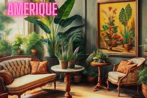 Product: Pair AMERIQUE 6 Feet Artificial Plant Bird of Paradise Trees with Flower Sprays and Nursery Pots