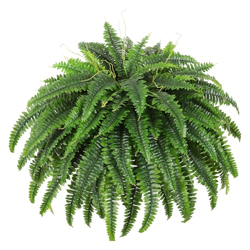 Product: Dkaltm Single Silky Artificial Boston Fern Bush, 49Inch Large Artificial Ferns for Outdoors, Large Faux Ferns Artificial Plants,Suitable for Decorating Office, Living Room Faux Greenery,95Branches