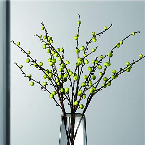 Product: Artificial Flowers 29in Length Begonia Fruit Fake Flower For Wedding Home Party Hotel Restaurant Patio or Yard, Stylish Beautiful (Blue) Fake Flower Bouquets (Color : Yellow)