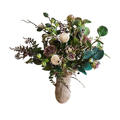 Product: Fake Flower 17.72Inch Silk Bridal Bouquets,Wedding Romantic Bouquet, Artificial Flowers Used for Valentine's Day Confession Party Church Artificial Plant