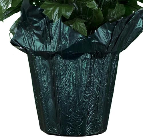 Product: Jucgghk Vivid and Realistic Floral Art Red Tulips and White Iris Potted Flower Cemetery Arrangement, Graveside Flowers in Weighted Pot for Grave Decoration