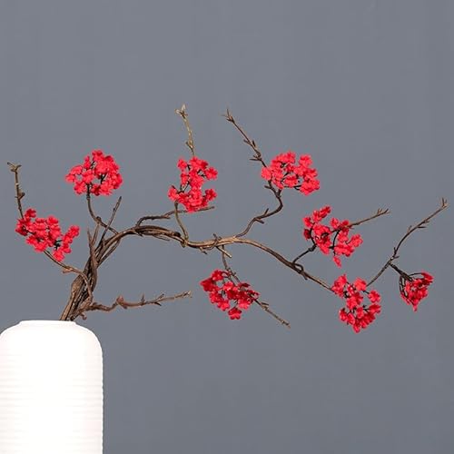Product: DUYHBAWRS Simulated Cherry Blossom Rattan Branch Home Decoration, Dried Branches, Tea Room Fake Flower Decorations(Black)