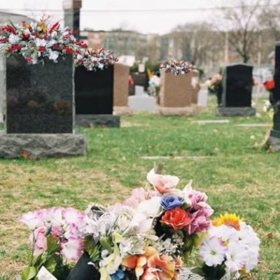 Product: Jucgghk Vivid and Realistic Floral Art Christmas Cemetery Flowers, Headstone Saddle Arrangement, Christmas Headstone Saddle for Headstone