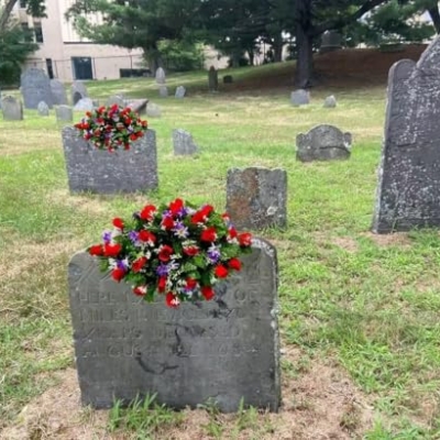 Product: Jucgghk Vivid and Realistic Floral Art Corolful Single Headstone Cemetery Saddle, 22-24” Cemetery Flower Arrangement, Artificial Flowers for Grave Tombstone Decorations