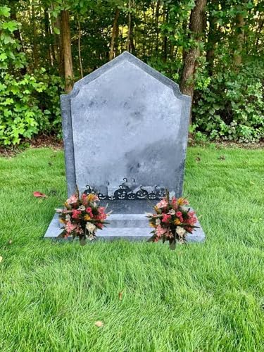 Product: Jucgghk Vivid and Realistic Floral Art Handmade Cemetery Flowers,Colorful Cemetery Vase Arrangement for Cemetery Headstones Gravesites