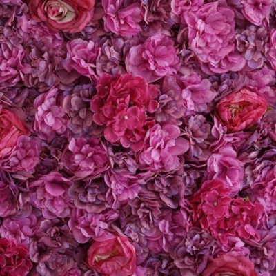 Product: Efavormart 13 Sq ft. | 4 Panels UV Protected Lifelike Assorted Silk Flower Wall Mats Panel Photo Booth Garden - Violet | Purple