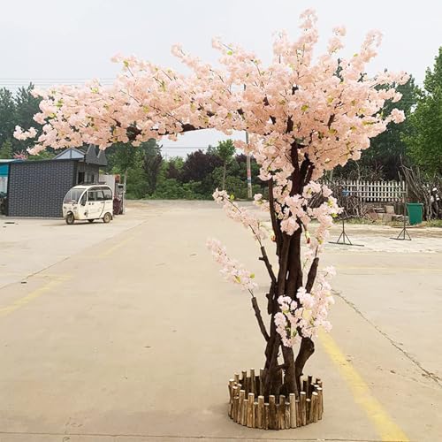 Product: Artificial Trees Outdoor Plants Artificial Cherry Blossom Tree ， Lifelike Leaves Replica | Real Wood Stems Gorgeous Fake Plants | Perfect for Home Decor | Artificial Trees(2.5 * 2.5m/98 * 98in)