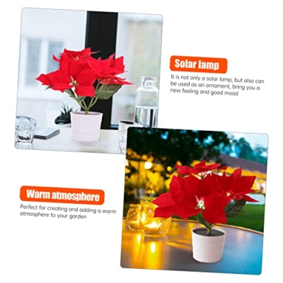 Product: Garden Solar Lanterns Led Christmas Flowerpot Lights Solar Powered Decorative Garden Xmas