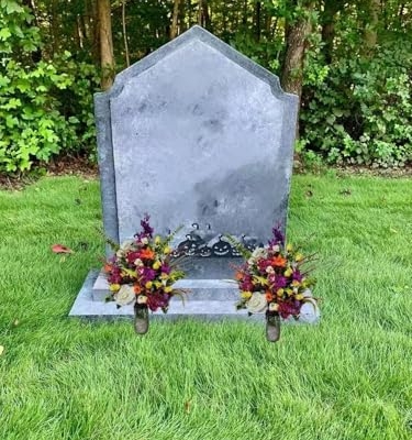Silky Flower Store Artificial Yellow Roses Cemetery Flowers, Vivid Realistic Memorial Grave Tombstone Décor, Durable Faux Floral Arrangement, 26cm 7 7 Product: Jucgghk Vivid and Realistic Floral Art 26" Spring Cemetery Flowers,Artificial Yellow Roses,Durable Faux Roses for Cemetery Grave Tombstone Decorations