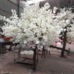Product: Stunning Realistic Artificial Cherry Blossom Tree - Perfect Indoor/Outdoor Hotel Decoration - Realistic Leaves and Flowers, 2.9m x 3m