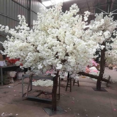 Product: Stunning Realistic Artificial Cherry Blossom Tree - Perfect Indoor/Outdoor Hotel Decoration - Realistic Leaves and Flowers, 2.9m x 3m
