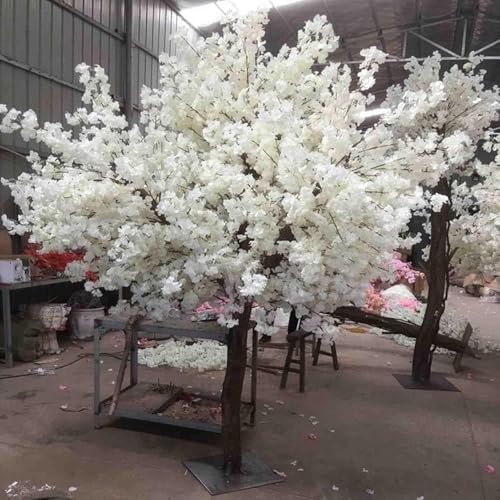 Product: Stunning Realistic Artificial Cherry Blossom Tree - Perfect Indoor/Outdoor Hotel Decoration - Realistic Leaves and Flowers, 2.9m x 3m