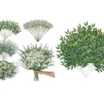 Product: Serwalin Mixed Artificial Eucalyptus Stems and Artificial Italian Ruscus Greenery Stems