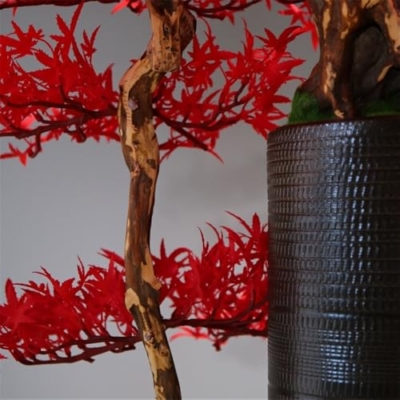 Product: Artificial Bonsai Tree Floor Artificial Bonsai Tree Ornaments Maple Tree Landscaping Living Room Decoration Office Fake Plants Artificial Trees Plants