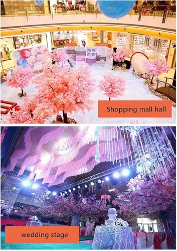 Product: Stunning Realistic Artificial Cherry Blossom Tree - Perfect Indoor/Outdoor Hotel Decoration - Realistic Leaves and Flowers, 1.3m x 3m