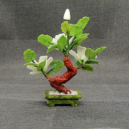Silky Flower Store Artificial Peony Bonsai Tree, Jade Tabletop Ornament, Home Office Decor, 27x18x29cm 3 3 Product: GAZOGJ Artificial Tree Tabletop Peony Bonsai Tree Jade Bonsai Ornaments Creative Peony Flower Bonsaifor Home Office Table Decor Chinese Feng Shui Decoration Artificial Bonsai tr