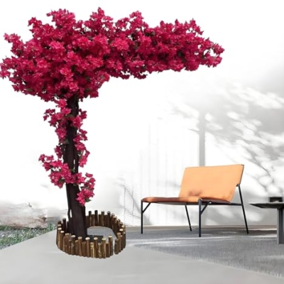 Product: Artificial Bougainvillea Tree,Lifelike Bougainvillea Tree,Faux Blooming Flower Branches Full,Bougainvillea Trees for Home/Wedding/Indoor Outdoor Decorations,2.5 * 2.5m