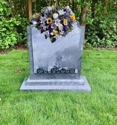 Product: Jucgghk Vivid and Realistic Floral Art Beautiful Grave Flowers, Durable Cemetery Saddle, Cemetery Flowers, Headstone Saddle, Cemetery Arrangement for Grave Tombstone Decorations