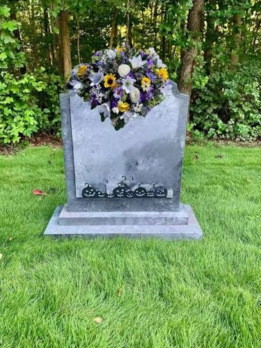 Product: Jucgghk Vivid and Realistic Floral Art Beautiful Grave Flowers, Durable Cemetery Saddle, Cemetery Flowers, Headstone Saddle, Cemetery Arrangement for Grave Tombstone Decorations