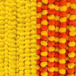 Product: MANTRAMART Artificial Marigold Flower Garlands – Pack of 10 (5 Multicolor & 5 Yellow) – Reusable Decorative Strings for Home, Event, Festival & Party Decor – 4.5 ft Each