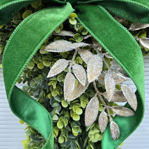 Product: Christmas Cross Wreath For Front Door, Religious Gift For Funeral Memorial Sympathy, Jesus Church Hanger, Christian Swag, Blessed Home Decor for Outside Indoor Home Wall Festival(GREEN) Garland for Ta