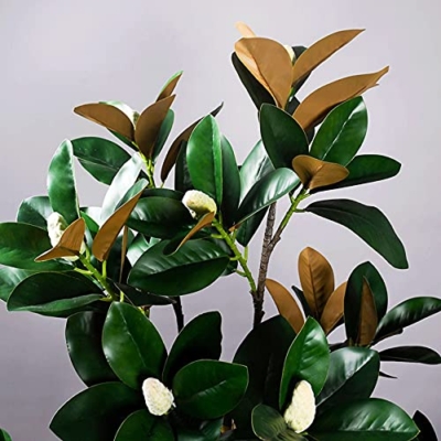 Product: Fake Plants Artificial Tree 29 Inches Tall, Fake Magnolia Tree Potted Plant with Flowers,Perfect Faux Plants in Pot for Indoor Outdoor House Home Office Faux Tabletop Gre