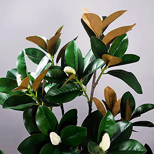 Product: Fake Plants Artificial Tree 29 Inches Tall, Fake Magnolia Tree Potted Plant with Flowers,Perfect Faux Plants in Pot for Indoor Outdoor House Home Office Faux Tabletop Gre