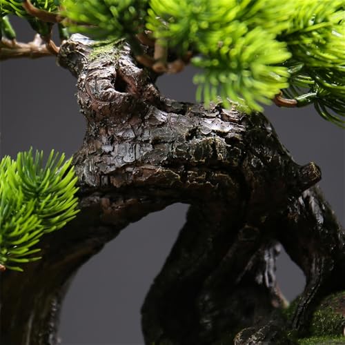 Product: MOOWI Artificial Bonsai Tree Light Luxury Simulation Tree Ornaments Entrance High-Grade Decorative Office Fake Plants Bonsai Artificial Trees Plants