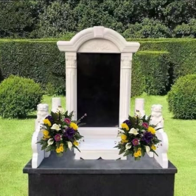 Product: Jucgghk Vivid and Realistic Floral Art Rose Lily Cemetery Flowers,Graveside Artificial Flowers for Cemetery Headstones Decoration