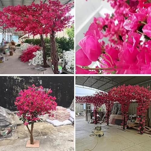 Product: Artificial Bougainvillea Tree - Large Fake Tree for Indoor Outdoor Decoration - Simulation Plant for Landscaping