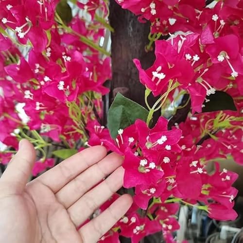 Product: Artificial Bougainvillea Tree - Large Fake Tree for Indoor Outdoor Decoration - Simulation Plant for Landscaping