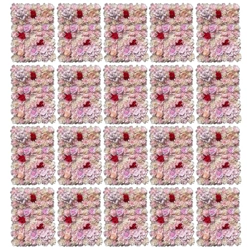 Flower Wall Panels 20PCs Flower Wall Panel 40x60cm Artificial Flowers Backdrop Silk Fabric Wedding Garden Decoration - Artificial Flower Arrangements Product: Flower Wall Panels 20PCs Flower Wall Panel 40x60cm Artificial Flowers Backdrop Silk Fabric Wedding Garden Decoration