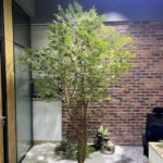 Product: Artificial Tree Decorative Green Maple Tree Realistic Sturdy Iron Base for Shopping Center Restaurant Various Sizes 1.8mx1.5m