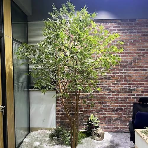 Artificial Tree Decorative Green Maple Tree Realistic Sturdy Iron Base for Shopping Center Restaurant Various Sizes 1.8mx1.5m - Artificial Flower Arrangements Product: Artificial Tree Decorative Green Maple Tree Realistic Sturdy Iron Base for Shopping Center Restaurant Various Sizes 1.8mx1.5m