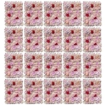 Product: Flower Wall Panels 20PCs Flower Wall Panel 40x60cm Artificial Floral Backdrop Silk Fabric Panels DIY Decoration