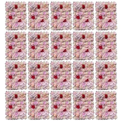 Flower Wall Panels 20PCs Flower Wall Panel 40x60cm Artificial Floral Backdrop Silk Fabric Panels DIY Decoration - Artificial Flower Arrangements Product: Flower Wall Panels 20PCs Flower Wall Panel 40x60cm Artificial Floral Backdrop Silk Fabric Panels DIY Decoration