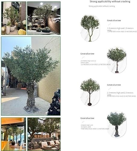 Product: Artificial Green Camellia Tree Faux Silk Plant Planter Fake Greenery Potted for Home Office Decor Indoor(3mx2.5m)